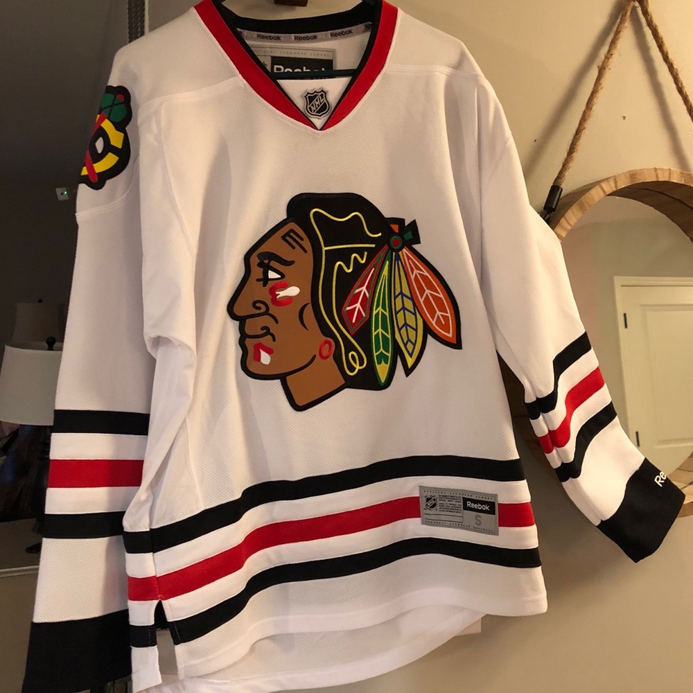 Official Licensed Blackhawks Jersey Reebok Small
